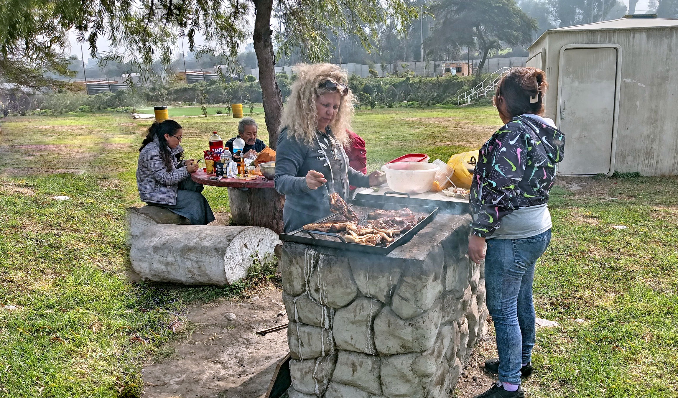 Zona de parrillas